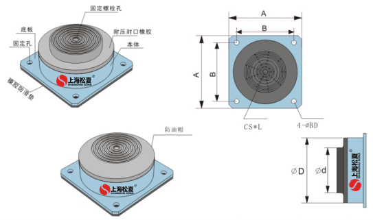 JBQ-1200-A空氣墊減震器結(jié)構(gòu)圖